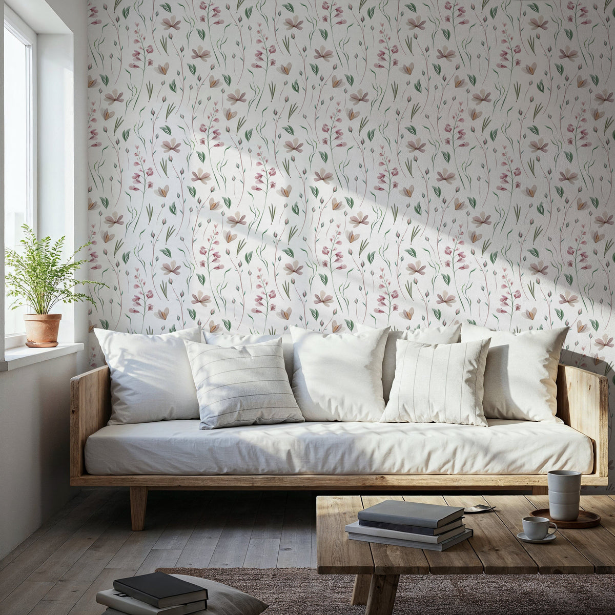 Flowers of Cedeira Mural Wallpaper - room preview 05