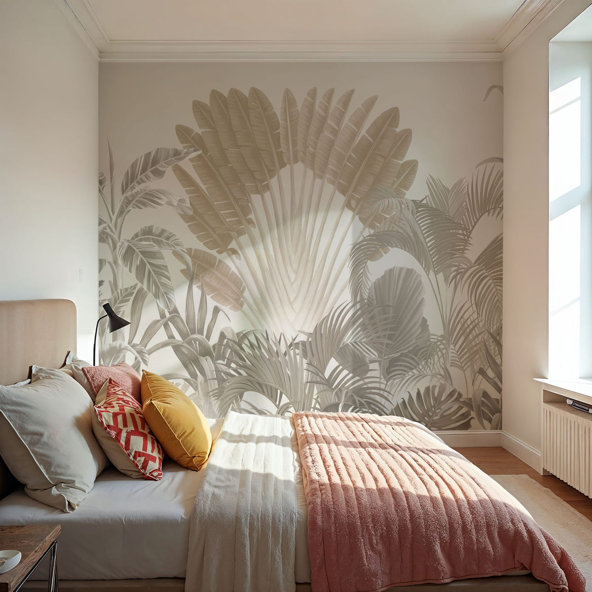 Tropical Crown, Desert Mural Wallpaper - room preview 05