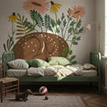 Sleeping Deer Mural Wallpaper - room preview 05
