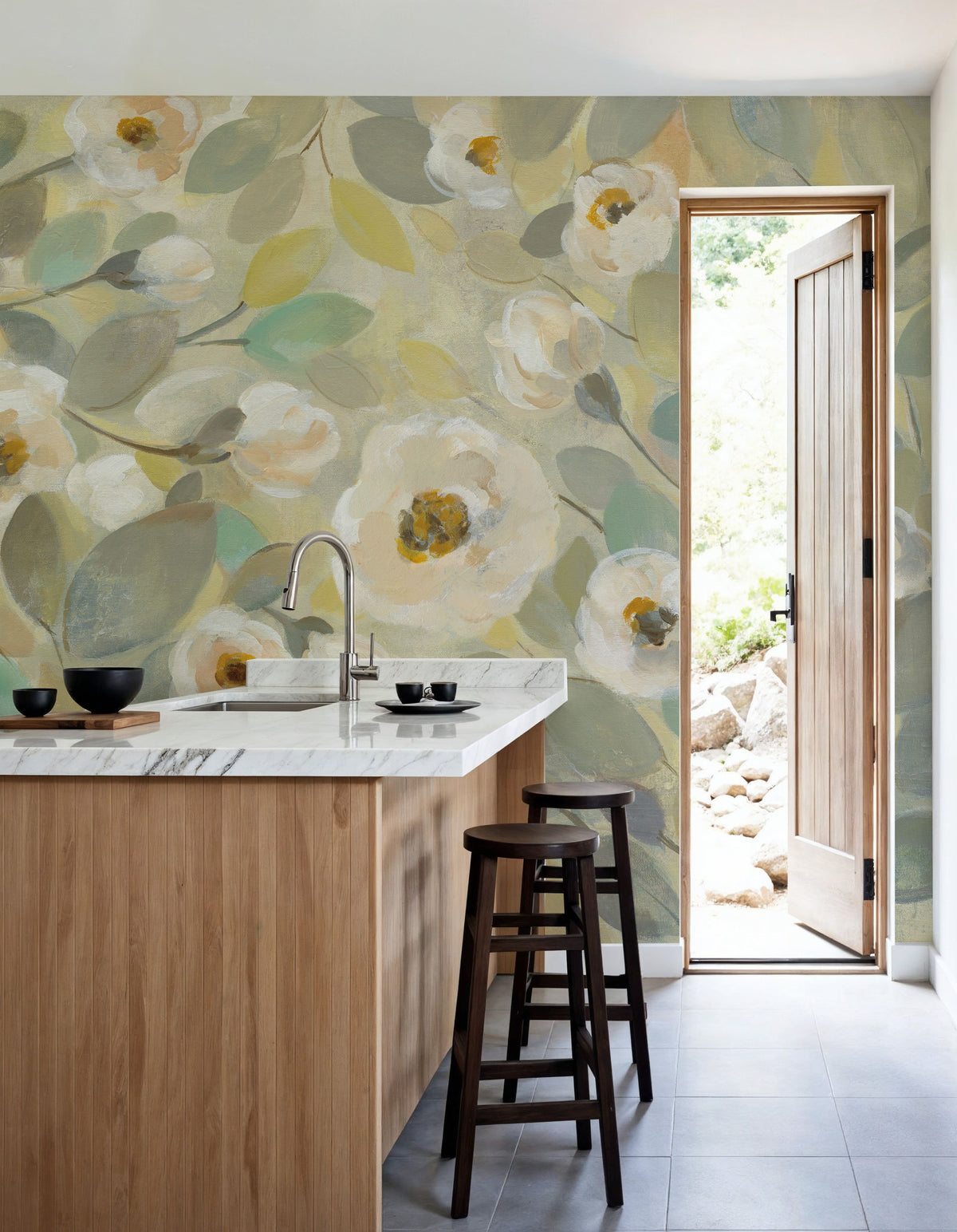 Blooming Branches Flower Mural Wallpaper - room preview 05