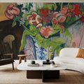 Etruscan Vase with Flowers Mural Wallpaper - room preview 05
