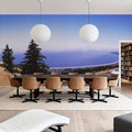 Coastal Highway Journey Gradient Mural Wallpaper - room preview 05