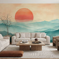 Mythical Mountains Mural Wallpaper - room preview 05