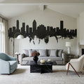 Montreal Canada Skyline Black & White Mural Wallpaper - room preview 05