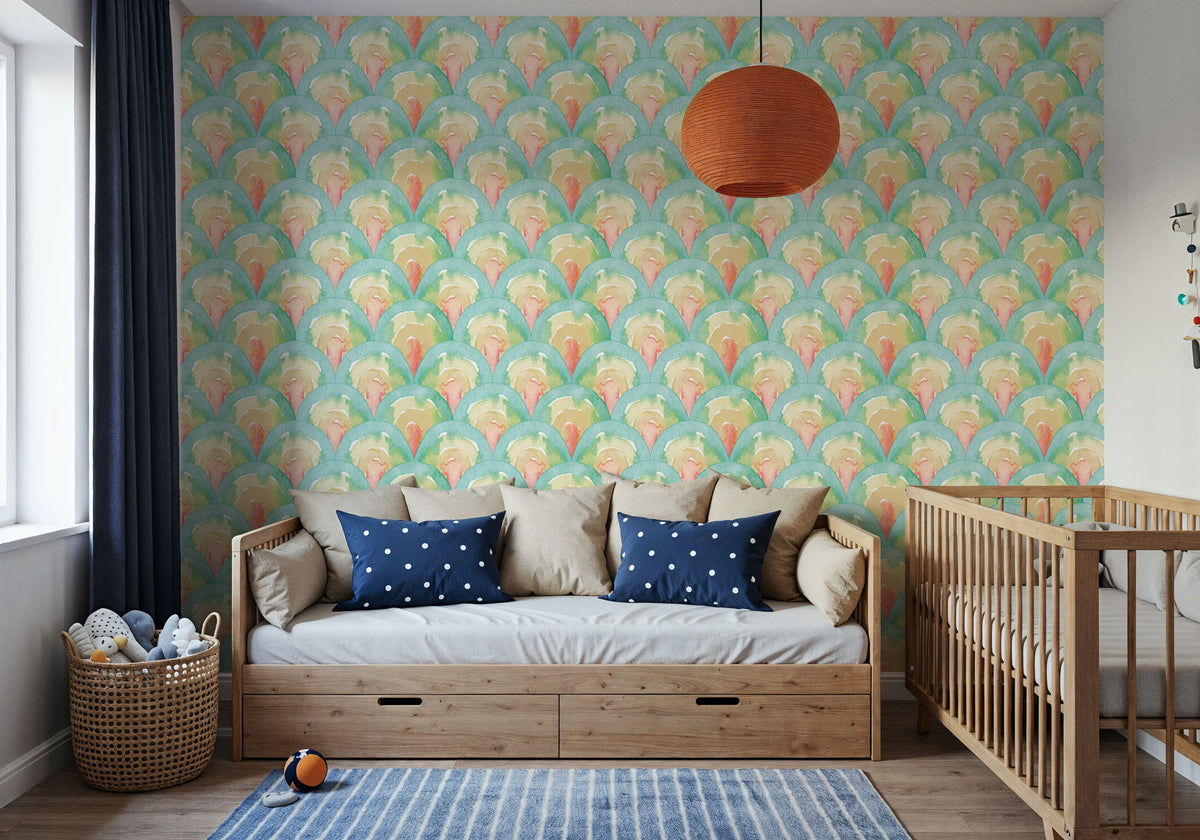 Surf Times Mural Wallpaper - room preview 05