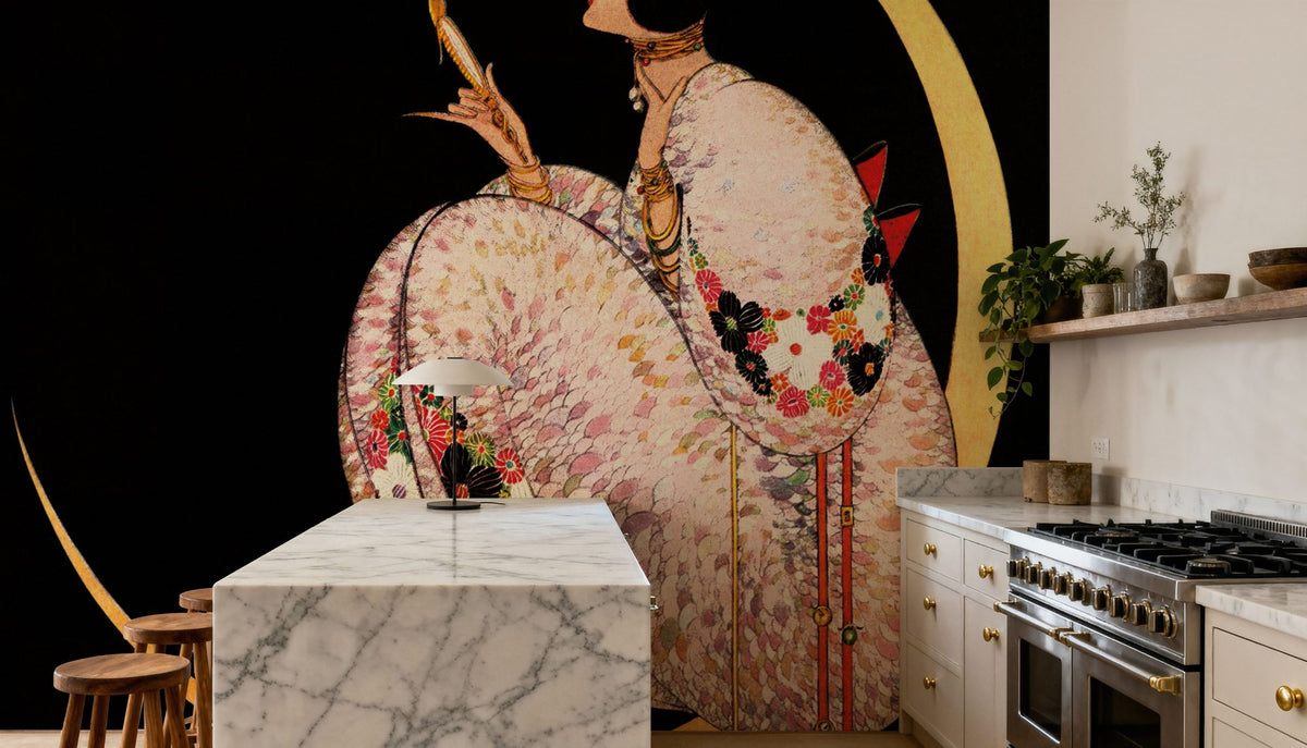 Vintage Fashion Cover VI Mural Wallpaper - room preview 05