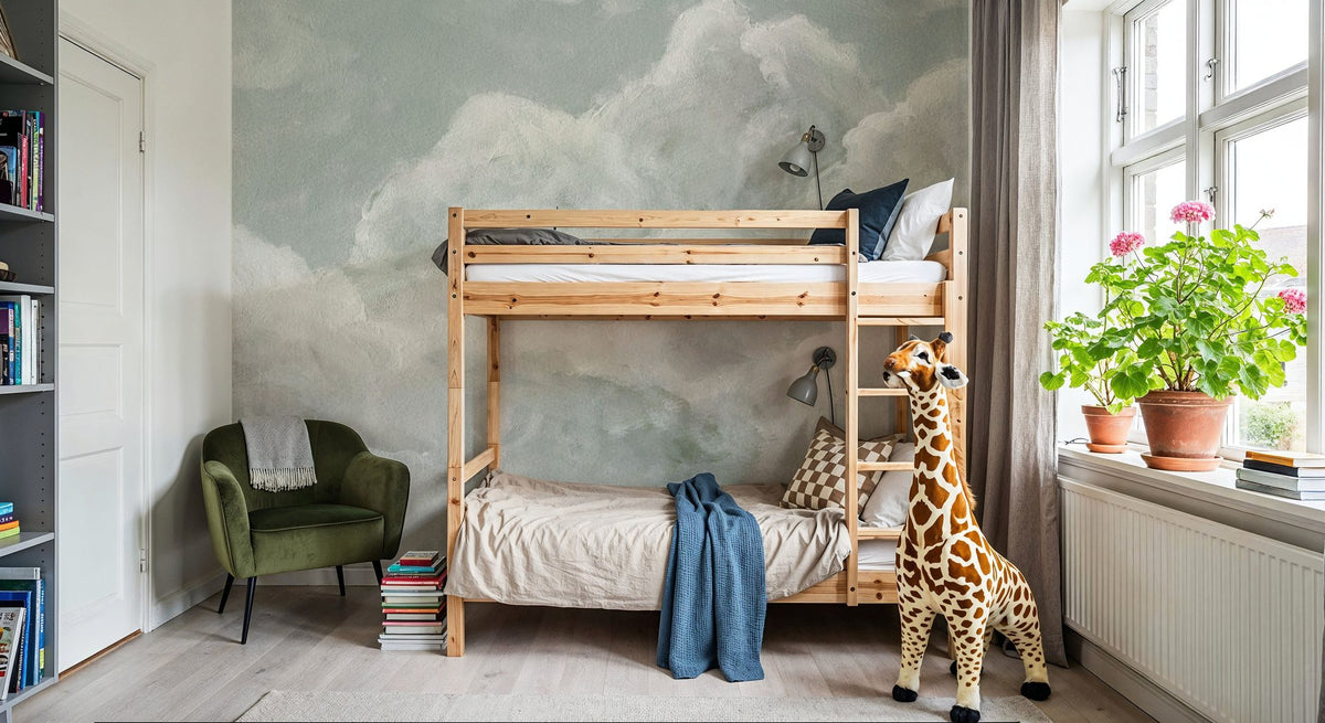 Dreaming in Clouds Mural Wallpaper - room preview 05