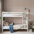 Seeing Cacti Coral Mural Wallpaper - room preview 05