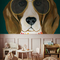 Regal Beagle Mural Wallpaper - room preview 05