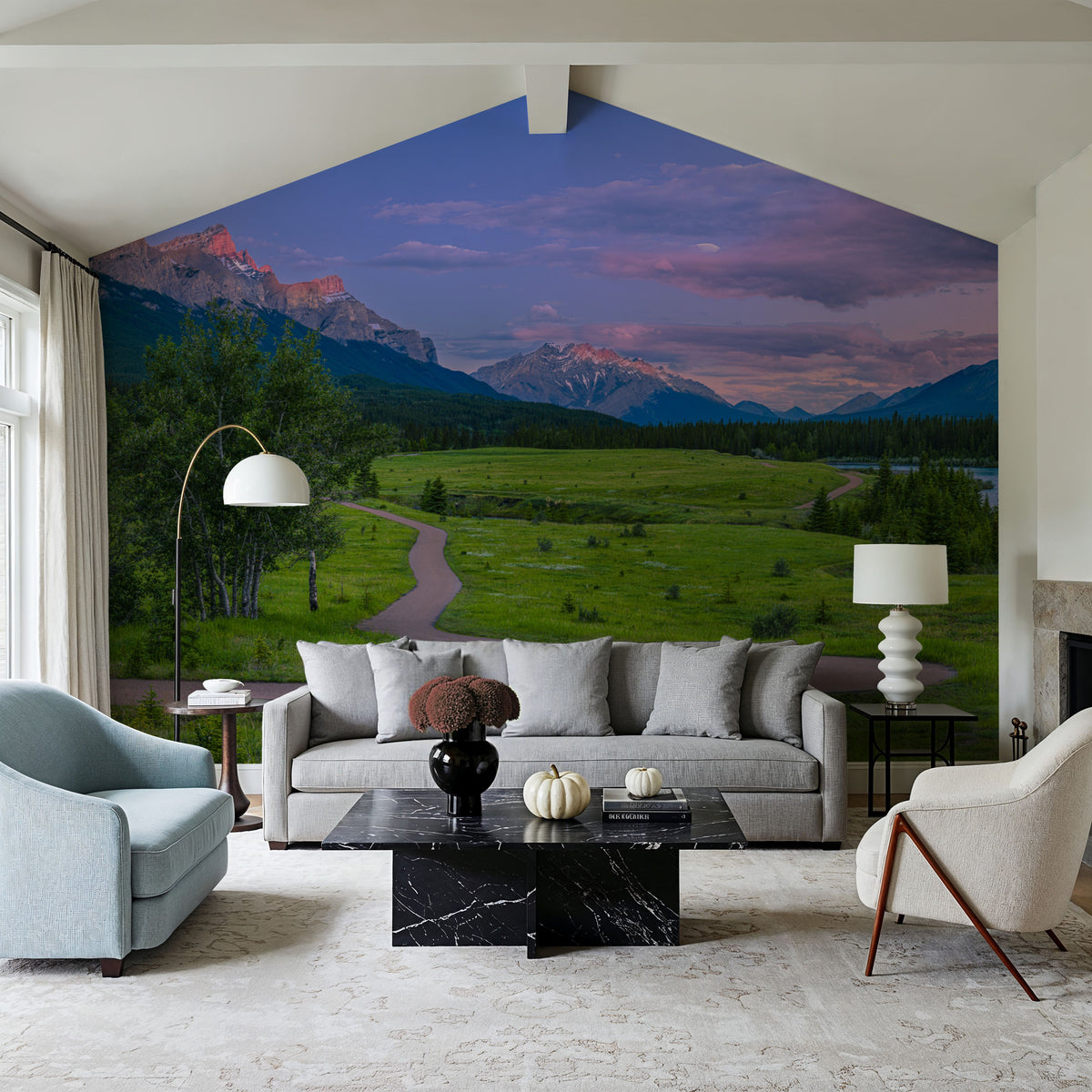 Trail Running Canada Mural Wallpaper - room preview 05