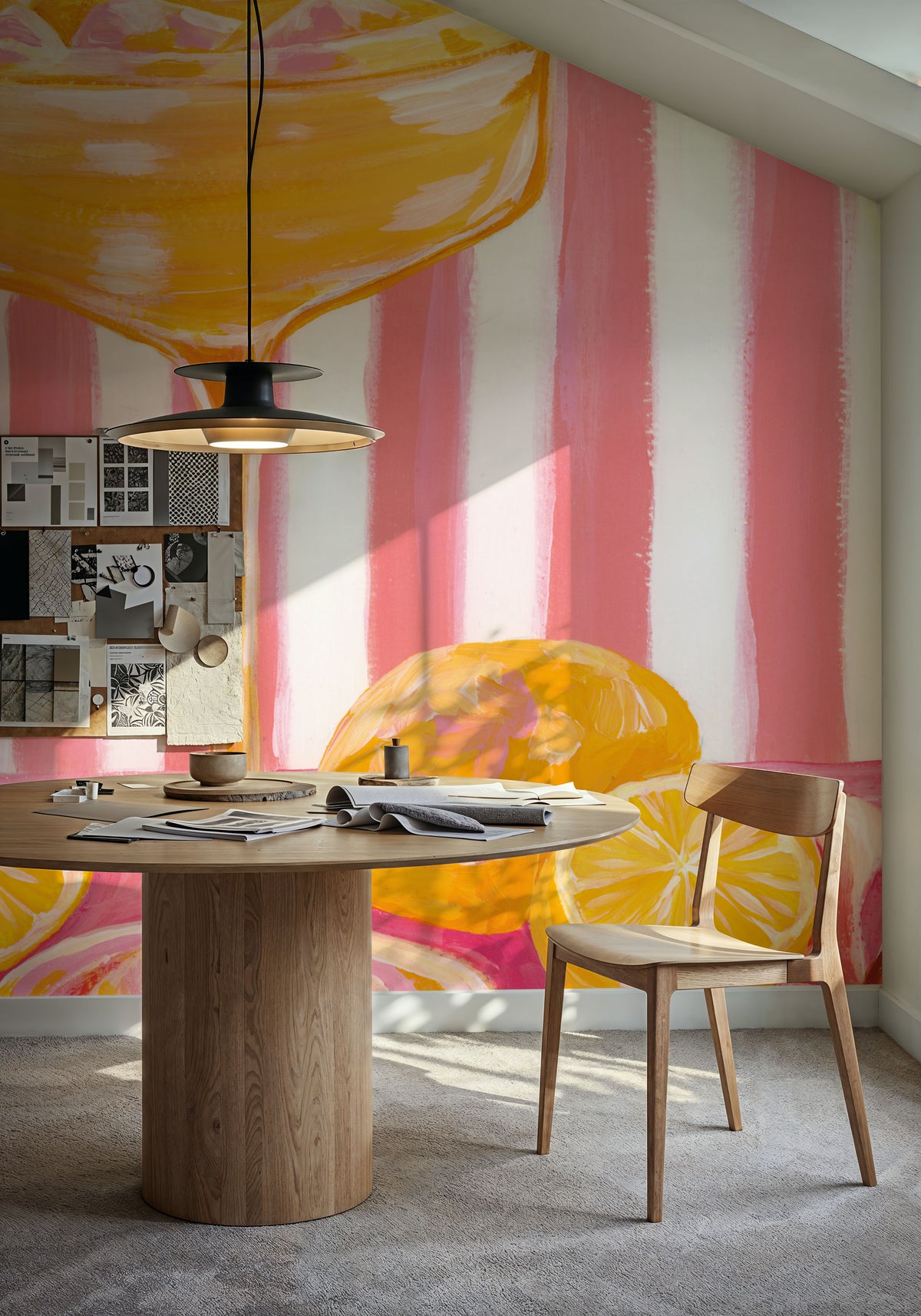 Lemon Drop Mural Wallpaper - room preview 05