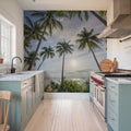 Palm Horizon Mural Wallpaper - room preview 05