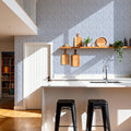 Marbelized Flow, Cloud Drift Mural Wallpaper - room preview 05