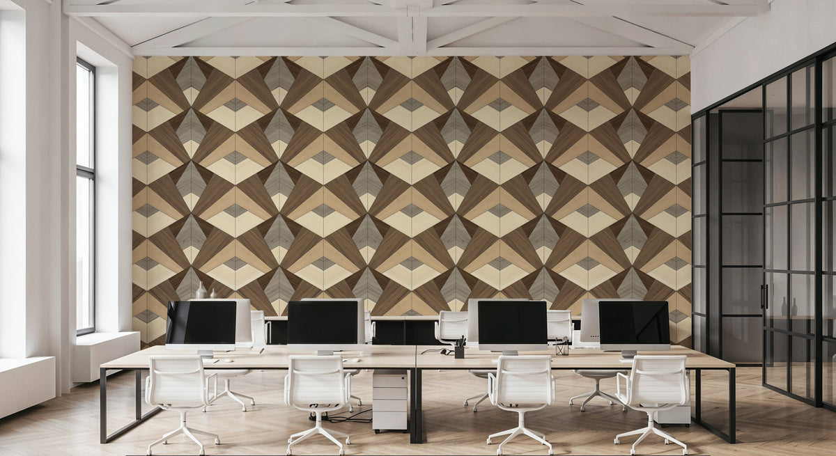 Exquisite Wood Mural Wallpaper - room preview 05