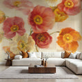Poppies Delight Crop I Mural Wallpaper - room preview 05