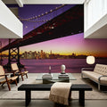 Golden Hour Bridge Mural Wallpaper - room preview 05