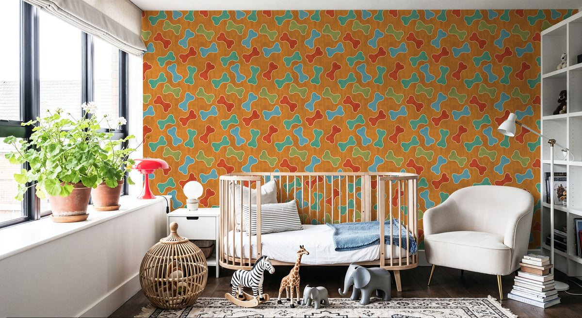 Mmmm Voff Mural Wallpaper - room preview 05