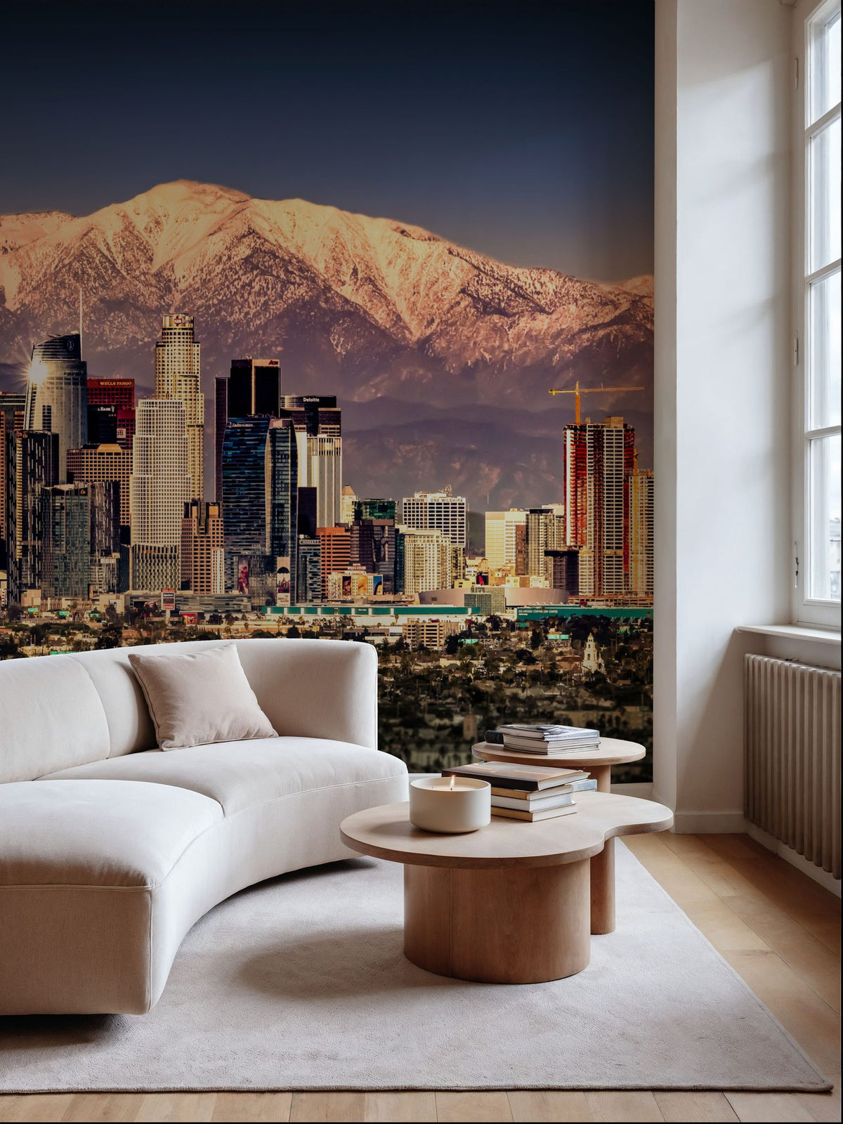 Snowcapped Mountains Los Angeles Mural Wallpaper - room preview 05