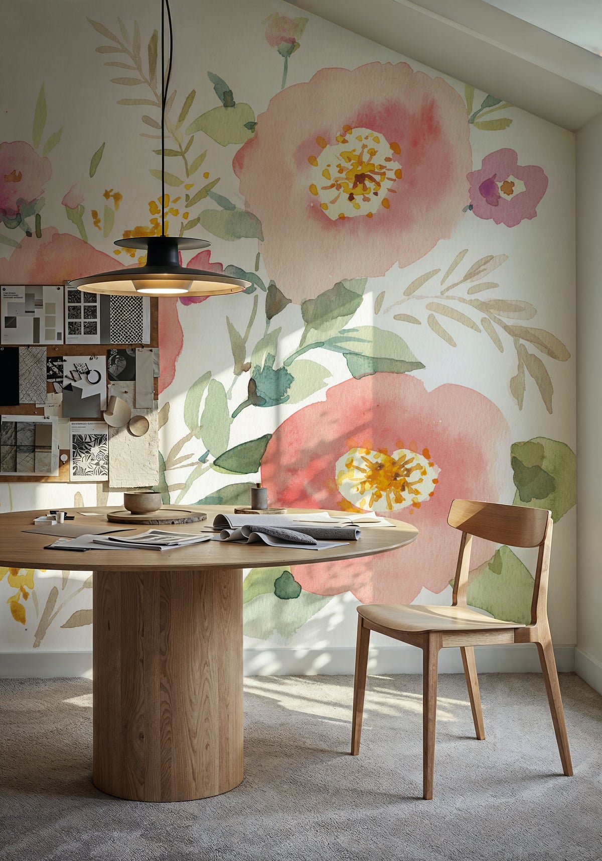 Jewels Florals Mural Wallpaper - room preview 05