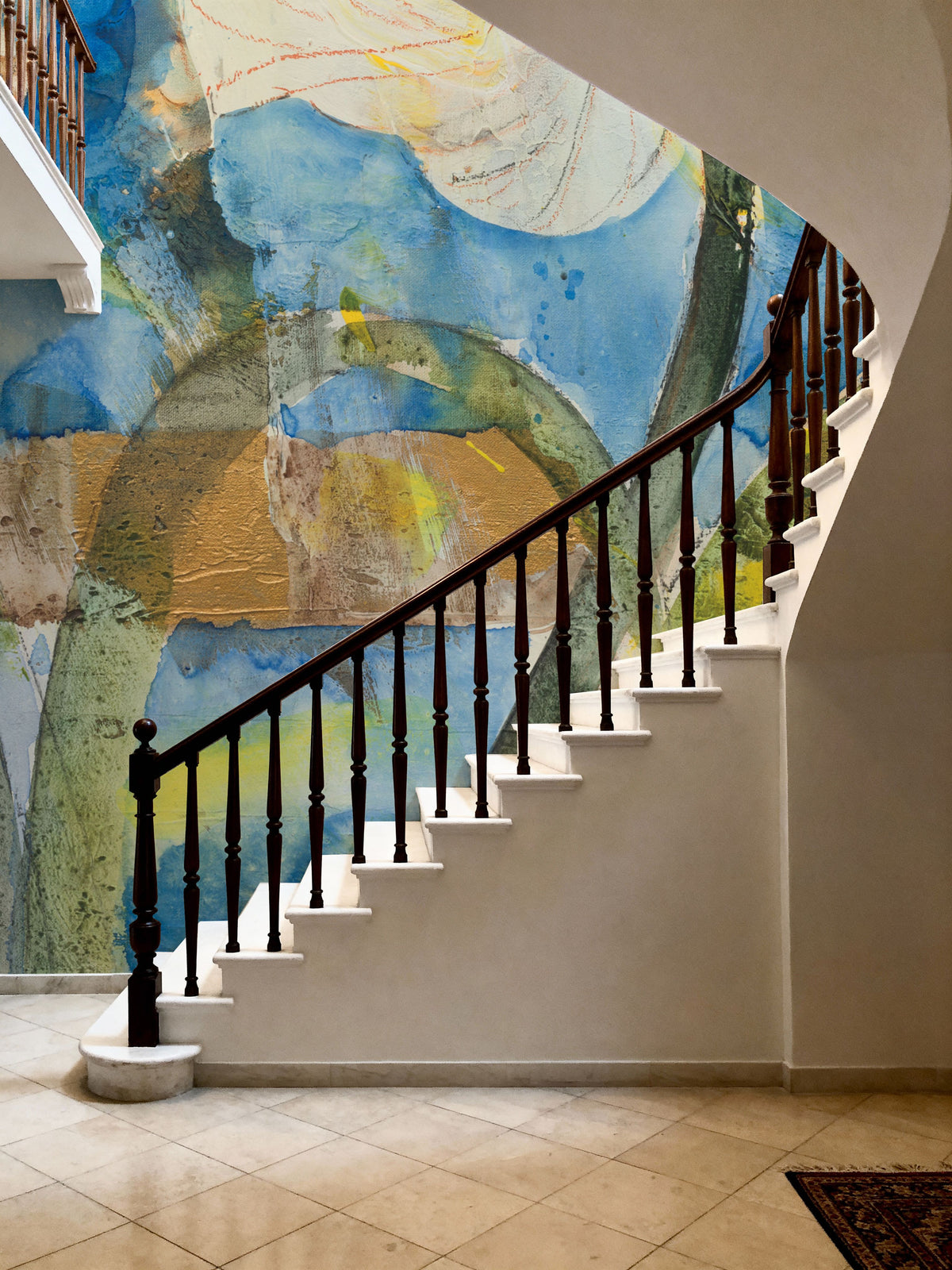 Contemporary Tulips Mural Wallpaper - room preview 05