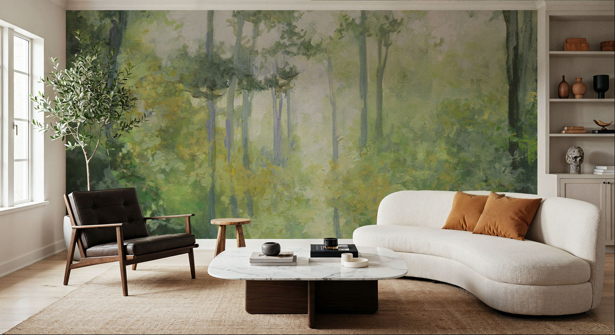 Forest Contemplation Mural Wallpaper - room preview 05