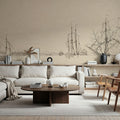 Sketch of the Harbor II Mural Wallpaper - room preview 05
