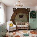 Hey There Honey Bear Mural Wallpaper - room preview 05