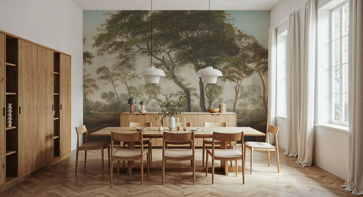 Woodland Brook, Morning Green Mural Wallpaper - room preview 05
