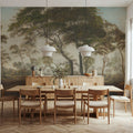 Woodland Brook, Morning Green Mural Wallpaper - room preview 05