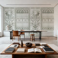 Flower Mountain, Sage Mural Wallpaper - room preview 05