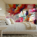 Intense Floral Radiance Mural Wallpaper - room preview 05