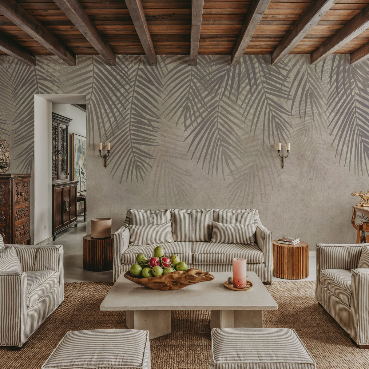 Palms Up Ahead Mural Wallpaper - Edition 3 - room preview 05