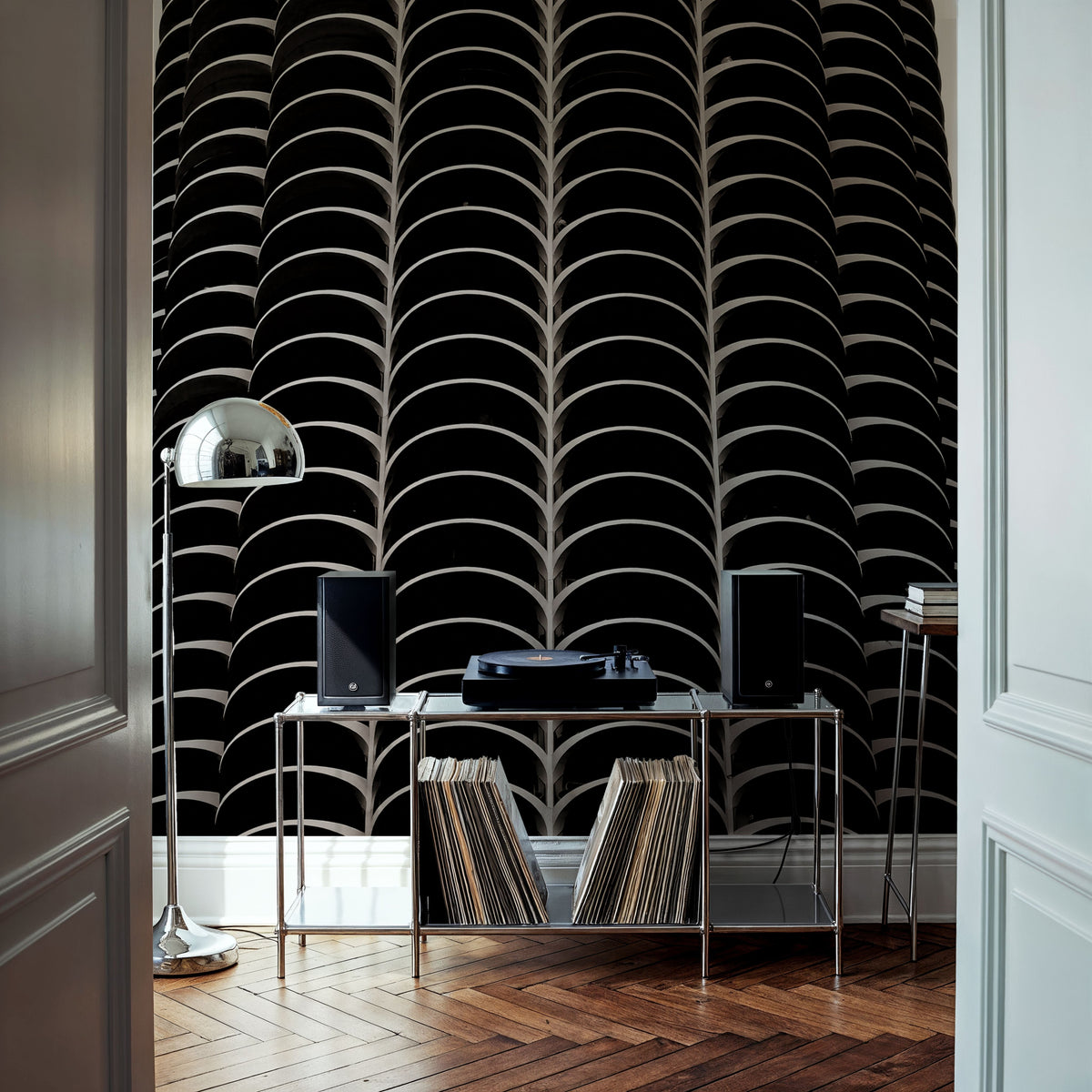 Chicago Skyline Marina City I Mural Wallpaper - room preview 05