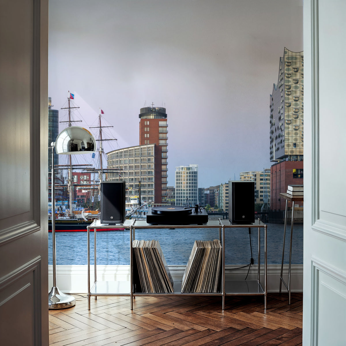 Harbor Vista Mural Wallpaper - room preview 05