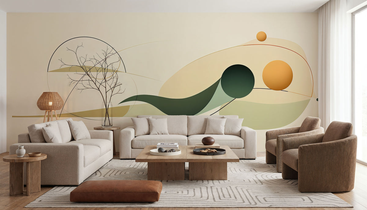 The Whale and I Mural Wallpaper - room preview 05