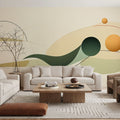 The Whale and I Mural Wallpaper - room preview 05