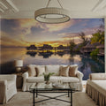 Bungalow Sunset Mural Wallpaper - room preview 05