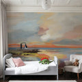 Sunrise Horizon Mural Wallpaper - room preview 05