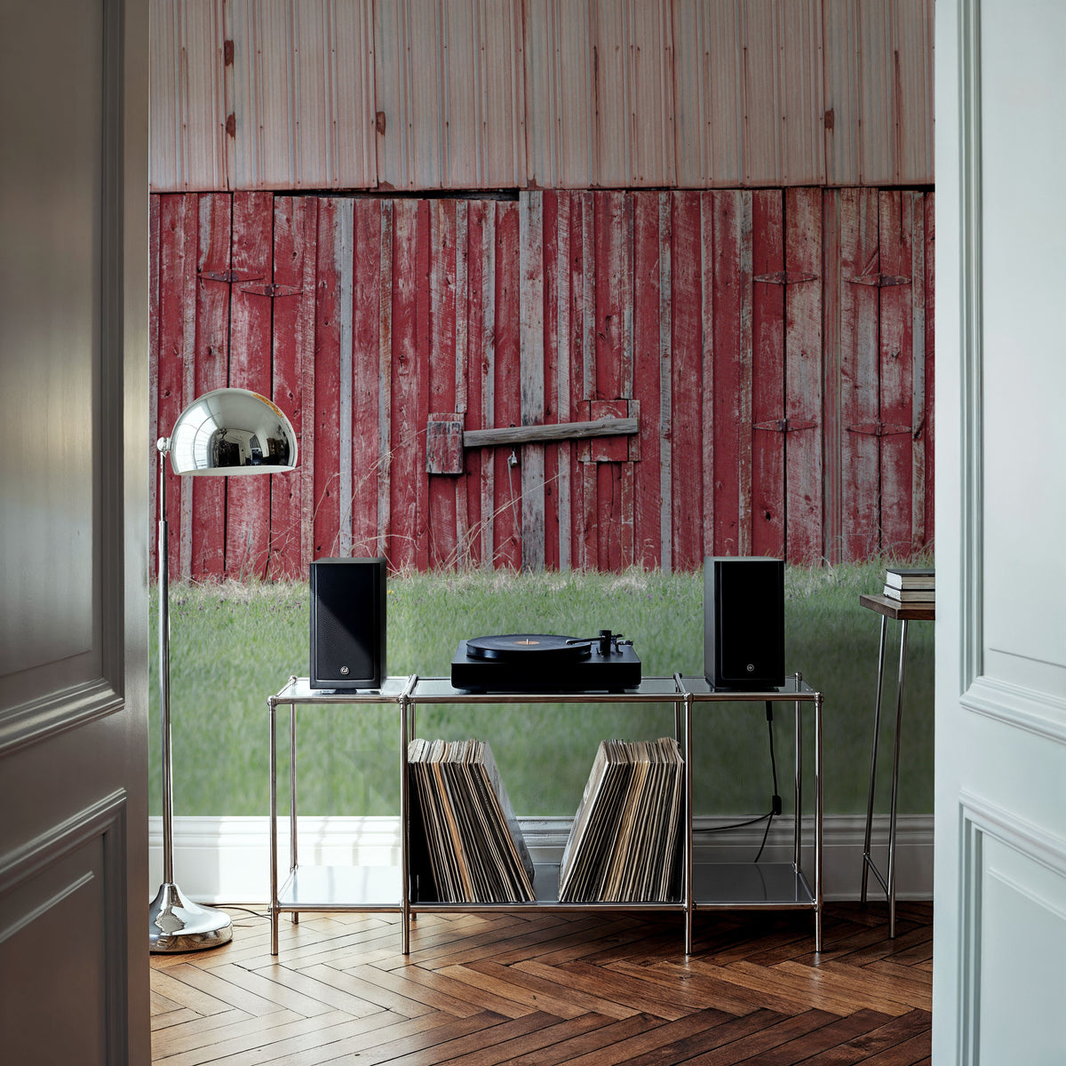 Barn Stripes Mural Wallpaper - room preview 05