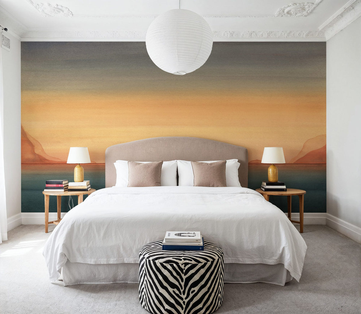Gentle Horizon Mural Wallpaper - room preview 05