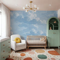 Intaglio Clouds, Summer Sky Mural Wallpaper - room preview 05