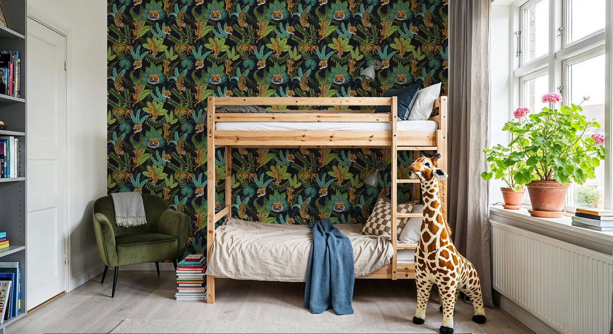 Jungle Roar Mural Wallpaper - room preview 05