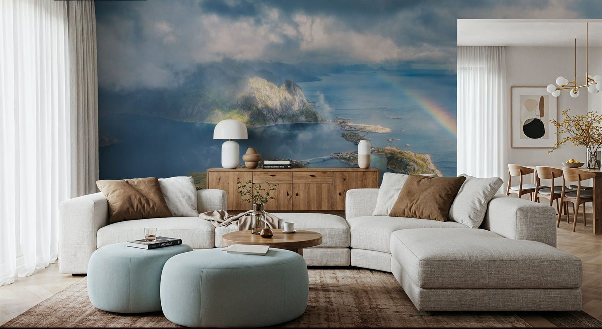 Lofoten Rainbow Mural Wallpaper - room preview 05