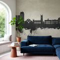 Oldham England Skyline Concrete Mural Wallpaper - room preview 05
