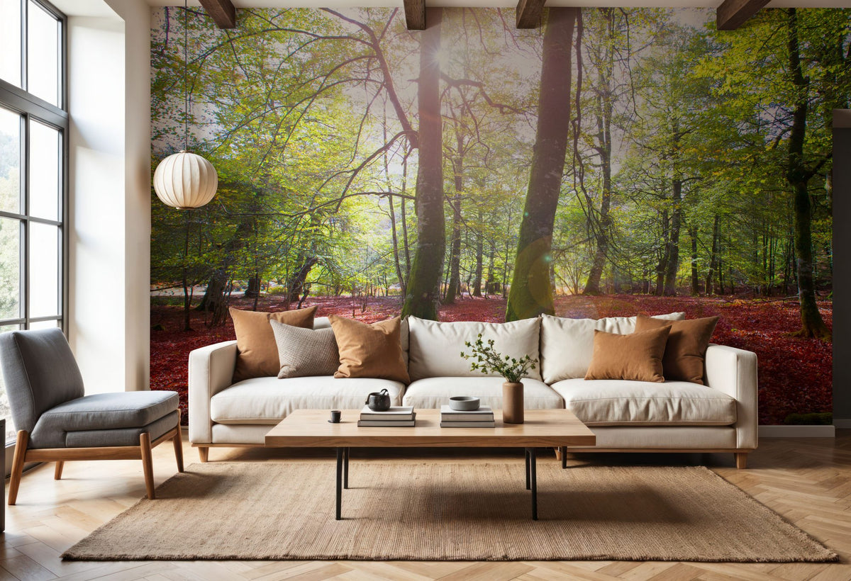 Pyrenees Fall Mural Wallpaper - room preview 05
