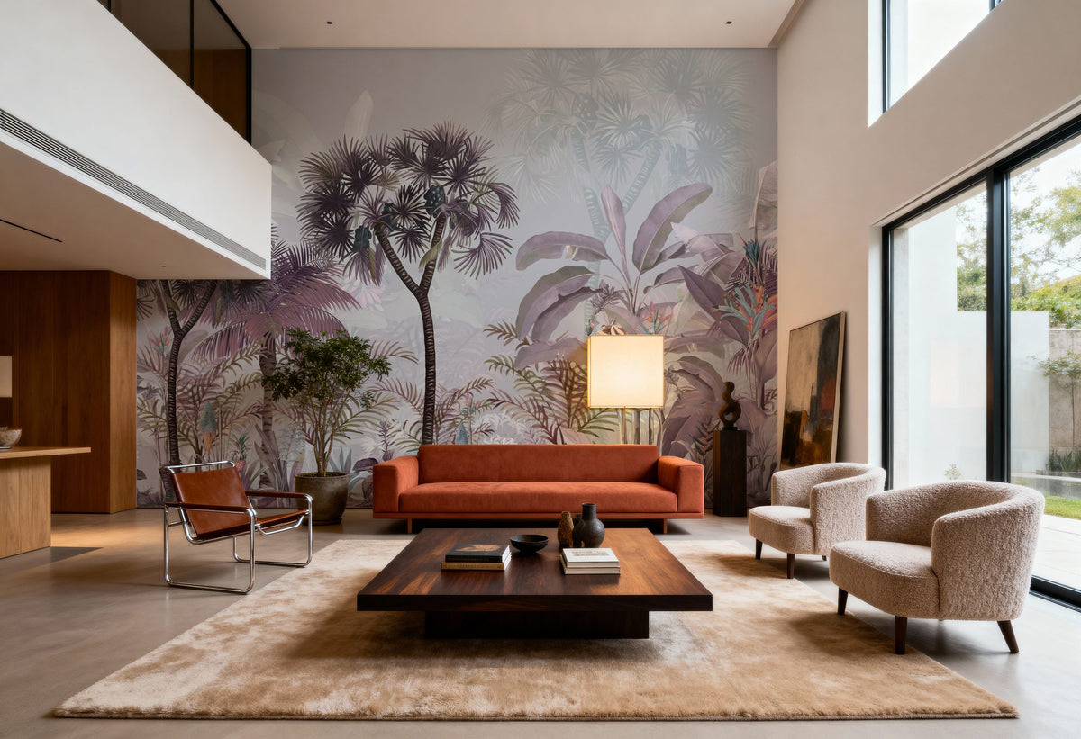 Tropical Forest Strolls Skylight Mural Wallpaper - room preview 05
