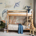 Ocean Paradise, Beige Mural Wallpaper - room preview 05