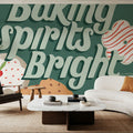 Home For the Holidays III Mural Wallpaper - room preview 05
