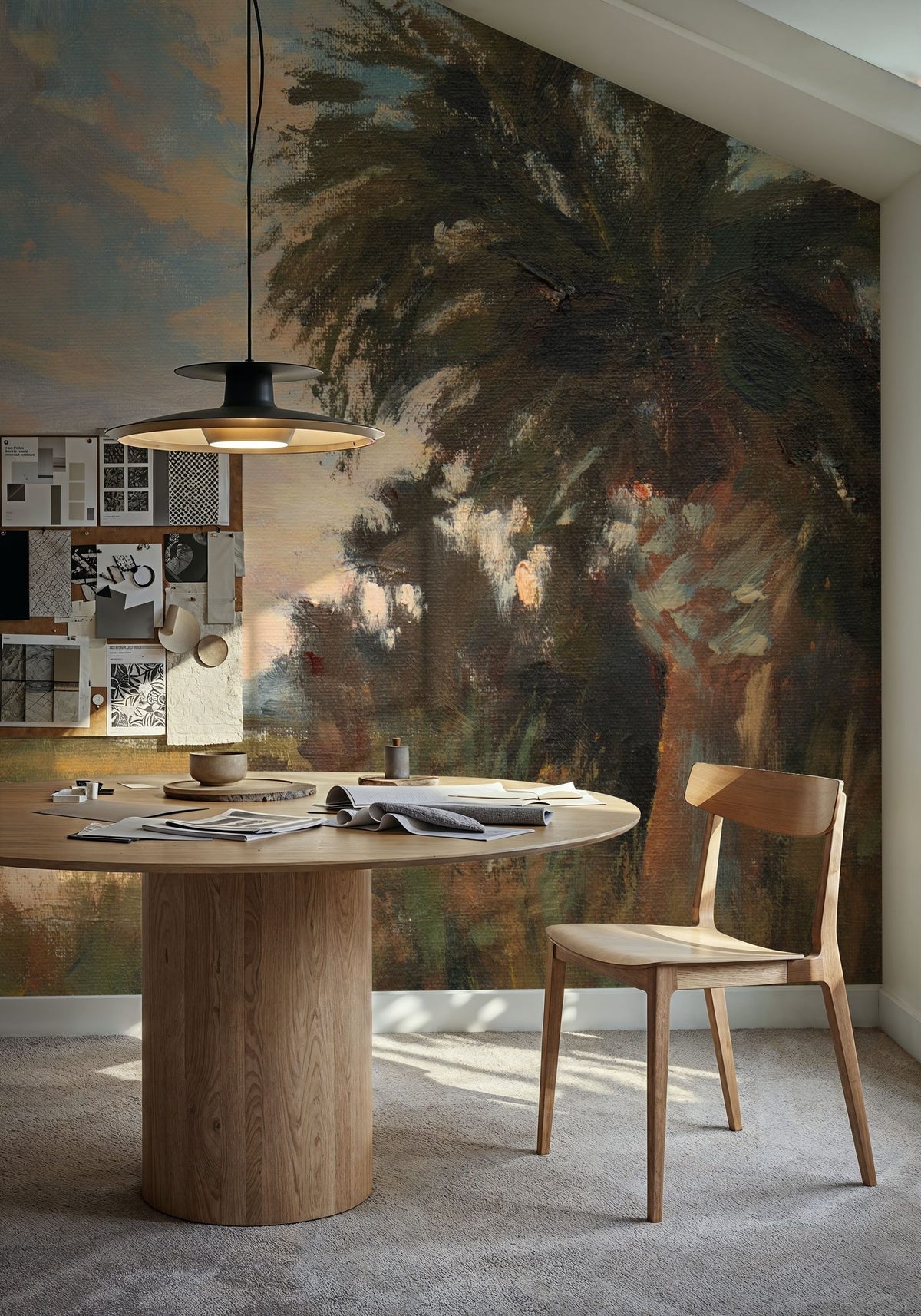 Palmetto Sunset Mural Wallpaper - room preview 05