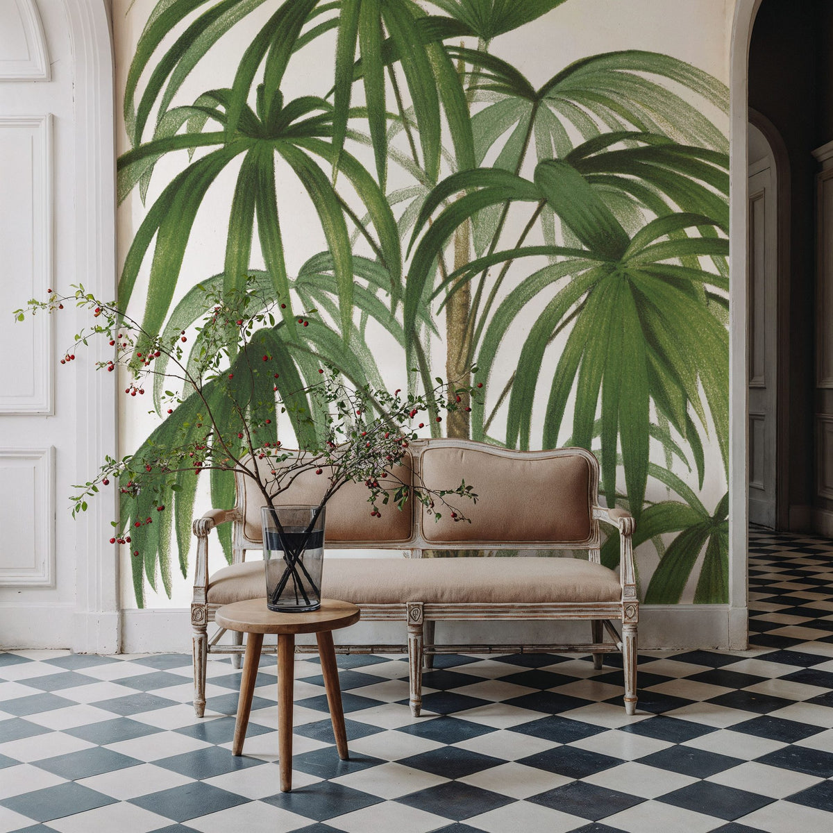 Riviera Palms II Mural Wallpaper - room preview 05